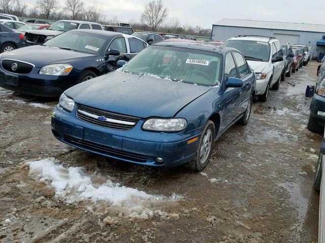 1G1NE52J73M709525 - 2003 CHEVROLET MALIBU LS 青色 照片 2