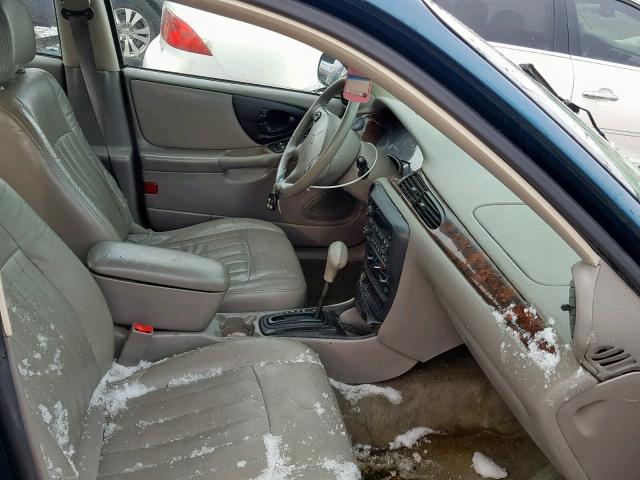 1G1NE52J73M709525 - 2003 CHEVROLET MALIBU LS 青色 照片 5