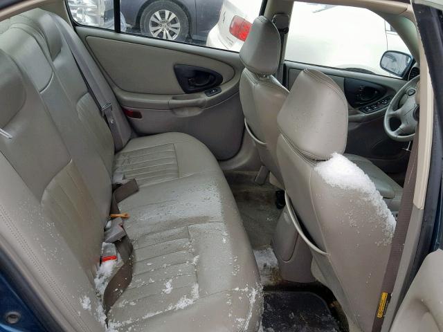 1G1NE52J73M709525 - 2003 CHEVROLET MALIBU LS 青色 照片 6