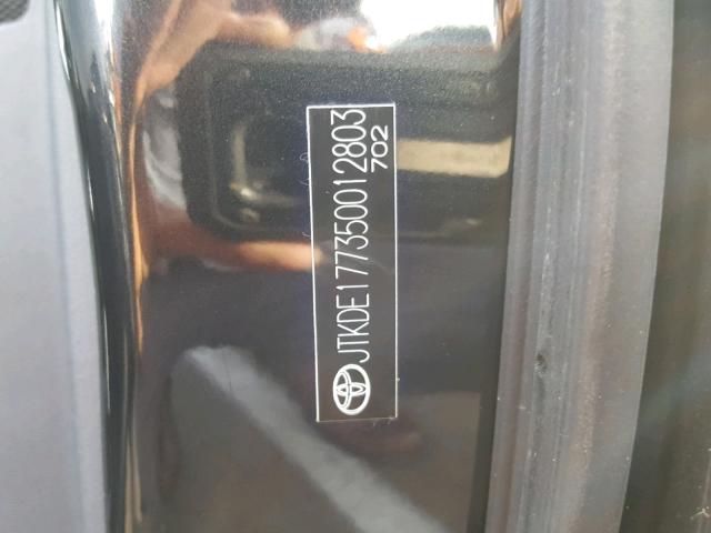 JTKDE177350012803 - 2005 TOYOTA SCION TC 黑色 照片 10