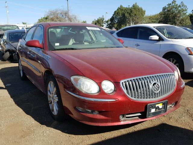 2G4WN58C181142487 - 2008 BUICK LACROSSE S RED photo 1
