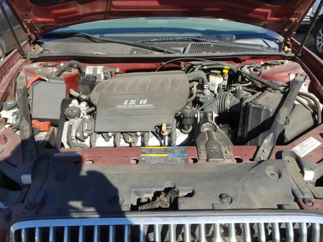 2G4WN58C181142487 - 2008 BUICK LACROSSE S RED photo 7
