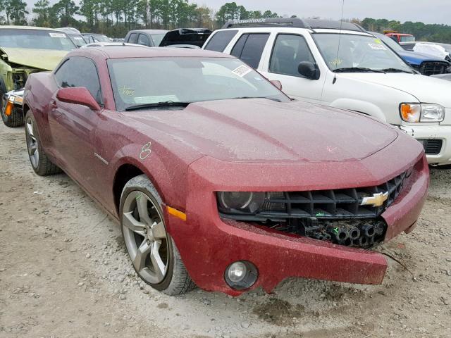 2G1FC1EV2A9116957 - 2010 CHEVROLET CAMARO LT RED photo 1