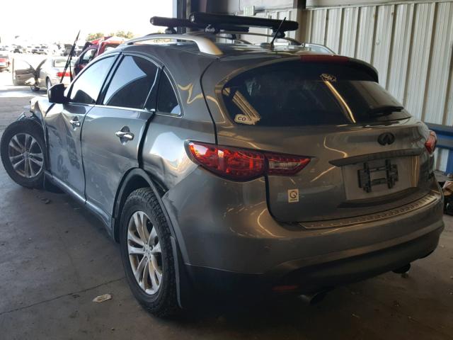 JN8AS1MW5CM154613 - 2012 INFINITI FX35 BLACK photo 3