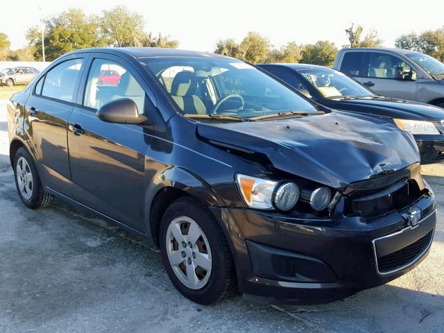 1G1JA5SH0E4114767 - 2014 CHEVROLET SONIC LS BLACK photo 1