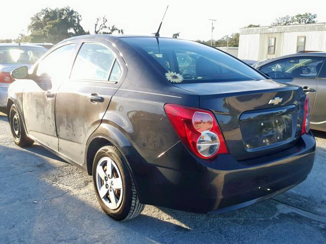 1G1JA5SH0E4114767 - 2014 CHEVROLET SONIC LS BLACK photo 3