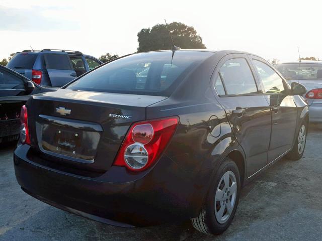 1G1JA5SH0E4114767 - 2014 CHEVROLET SONIC LS BLACK photo 4