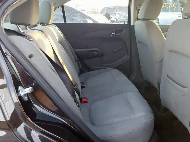 1G1JA5SH0E4114767 - 2014 CHEVROLET SONIC LS BLACK photo 6