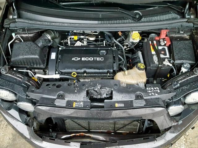 1G1JA5SH0E4114767 - 2014 CHEVROLET SONIC LS BLACK photo 7