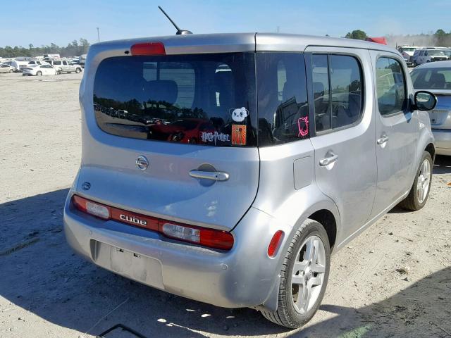 JN8AZ28R59T114570 - 2009 NISSAN CUBE BASE SILVER photo 4