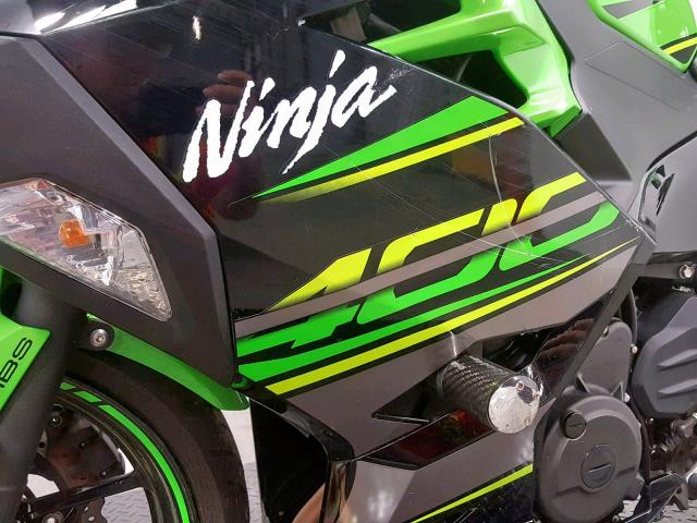 JKAEXKG12JDA05560 - 2018 KAWASAKI EX400 GREEN photo 11