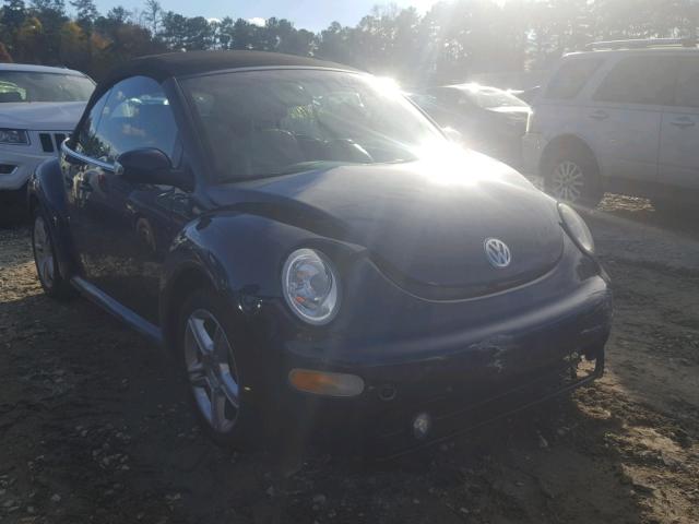 3VWCD31Y55M306569 - 2005 VOLKSWAGEN NEW BEETLE BLUE photo 1