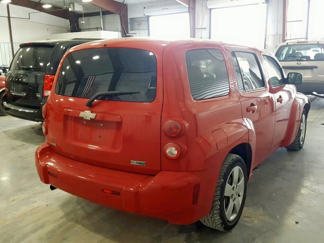 3GNBAAFW0BS561714 - 2011 CHEVROLET HHR LS RED photo 4