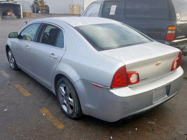 1G1ZH57B894271374 - 2009 CHEVROLET MALIBU 1LT SILVER photo 3