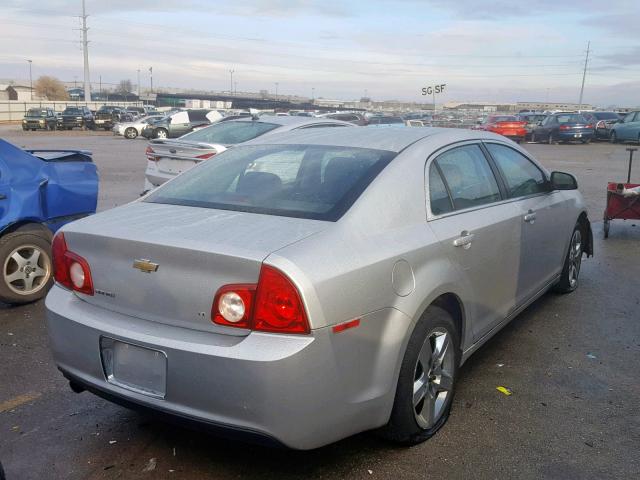 1G1ZH57B894271374 - 2009 CHEVROLET MALIBU 1LT SILVER photo 4