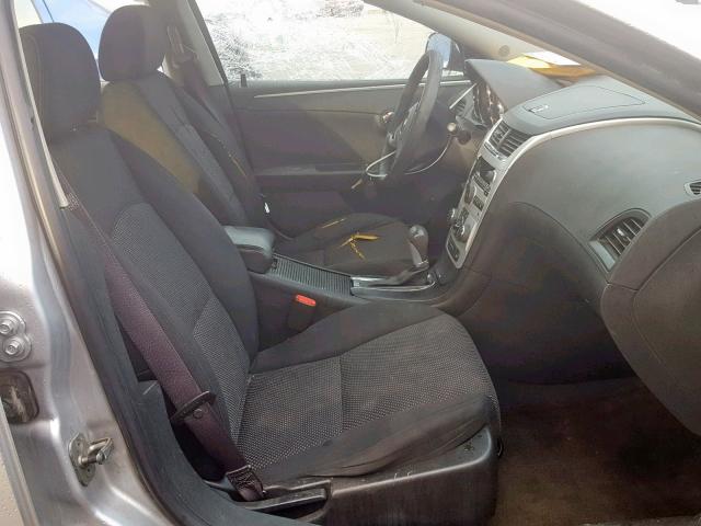 1G1ZH57B894271374 - 2009 CHEVROLET MALIBU 1LT SILVER photo 5