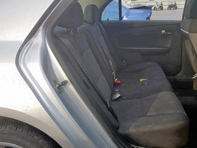 1G1ZH57B894271374 - 2009 CHEVROLET MALIBU 1LT SILVER photo 6