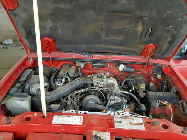 4F4CR12AXRTM29907 - 1994 MAZDA B2300 RED photo 7