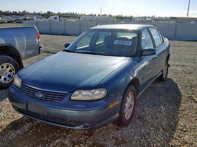 1G1NE52M7W6148147 - 1998 CHEVROLET MALIBU LS GREEN photo 2