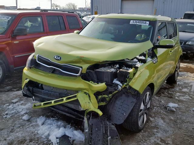 KNDJX3A50F7791724 - 2015 KIA SOUL ! GREEN photo 2