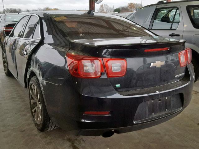 1G11H5SL9EF272223 - 2014 CHEVROLET MALIBU LTZ BLACK photo 3