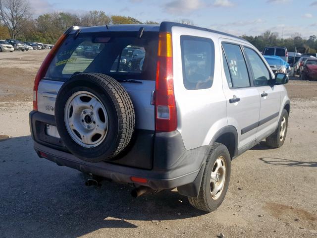 SHSRD78474U245907 - 2004 HONDA CR-V LX GRAY photo 4