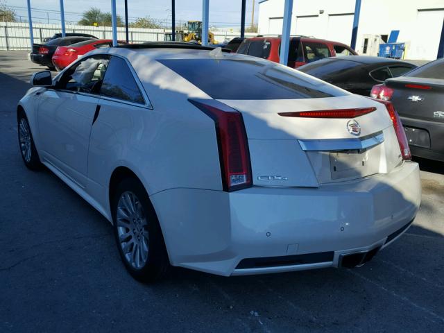 1G6DM1ED4B0170987 - 2011 CADILLAC CTS PERFOR WHITE photo 3