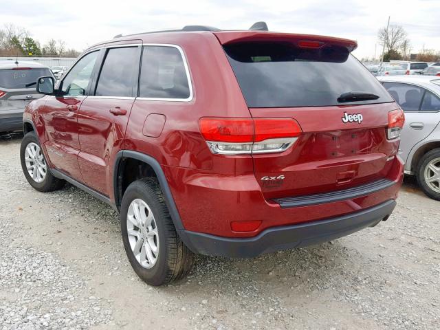 1C4RJFAGXEC407154 - 2014 JEEP GRAND CHER RED photo 3