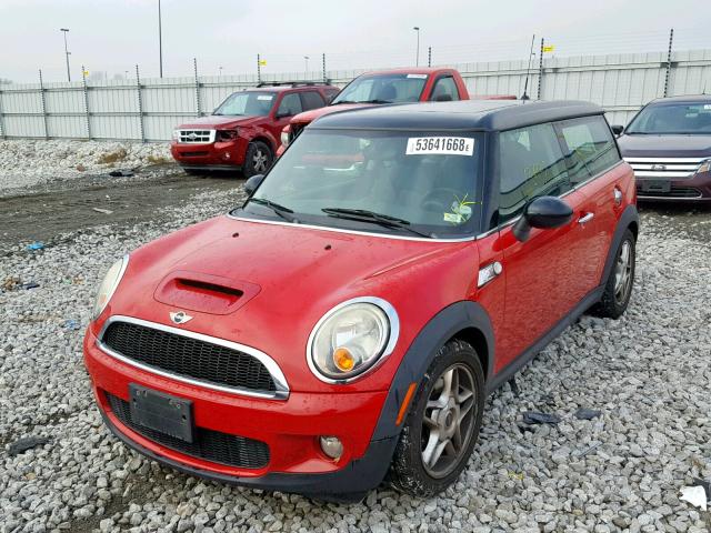 WMWMM33548TP88660 - 2008 MINI COOPER S C RED photo 2