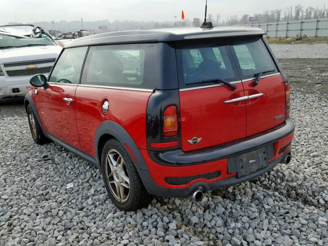 WMWMM33548TP88660 - 2008 MINI COOPER S C RED photo 3