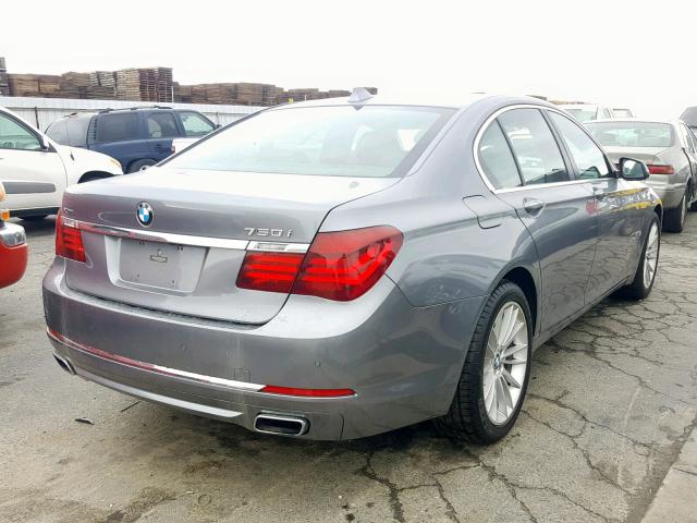 WBAYB6C55DD223508 - 2013 BMW 750I XDRIV CHARCOAL photo 4