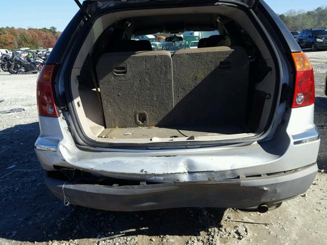 2A4GM68466R815065 - 2006 CHRYSLER PACIFICA T SILVER photo 9