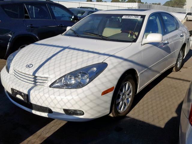 JTHBA30G245051172 - 2004 LEXUS ES 330 WHITE photo 2