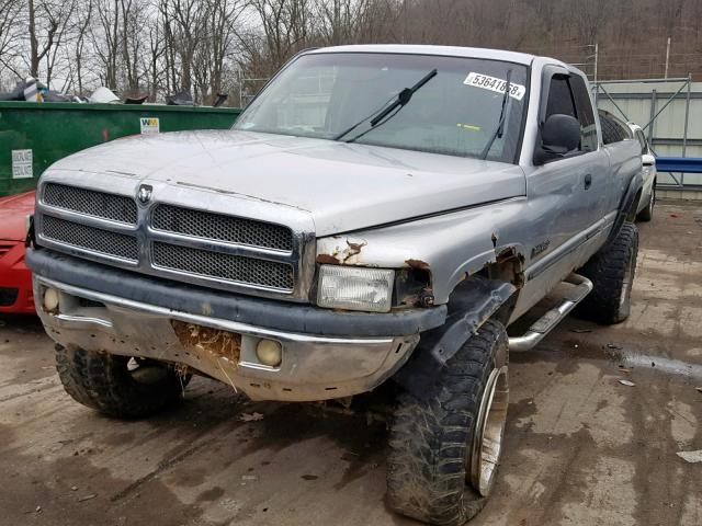 1B7KF237X1J507849 - 2001 DODGE RAM 2500 SILVER photo 2