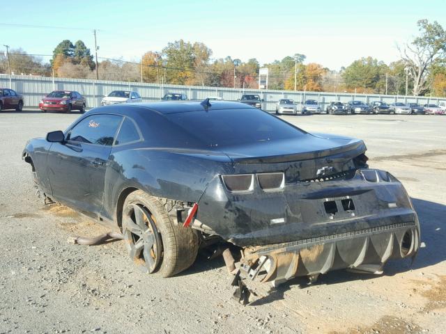 2G1FS1EW0C9142326 - 2012 CHEVROLET CAMARO SS BLACK photo 3