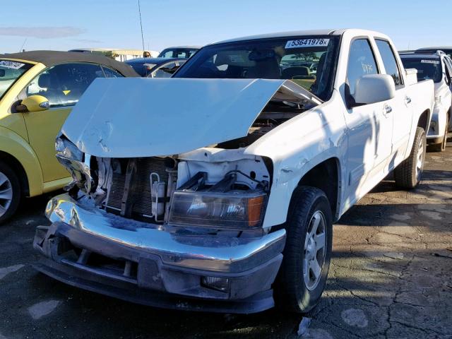 1GTD5MF92C8109145 - 2012 GMC CANYON SLE WHITE photo 2