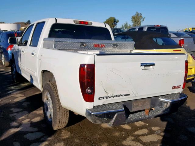 1GTD5MF92C8109145 - 2012 GMC CANYON SLE WHITE photo 3