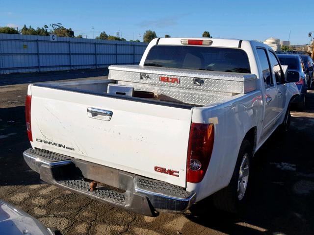 1GTD5MF92C8109145 - 2012 GMC CANYON SLE WHITE photo 4