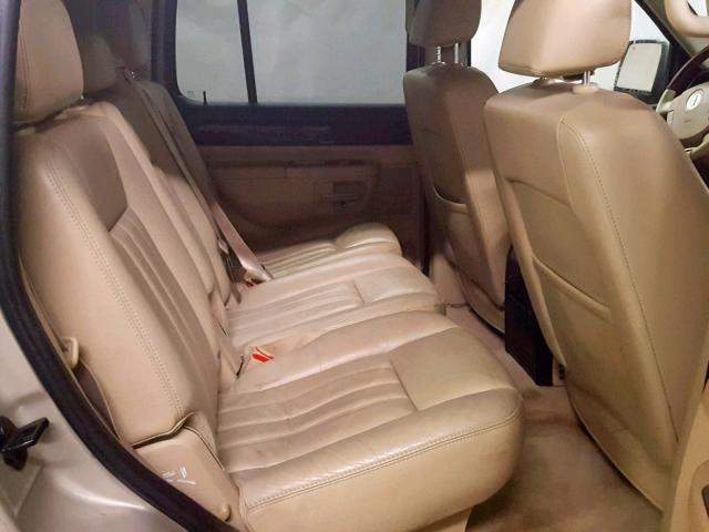 5LMEU88H95ZJ35105 - 2005 LINCOLN AVIATOR 金色 照片 6