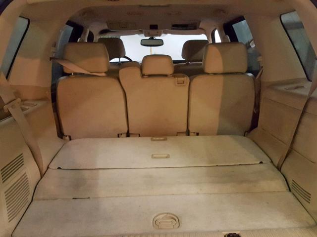 5LMEU88H95ZJ35105 - 2005 LINCOLN AVIATOR 金色 照片 9