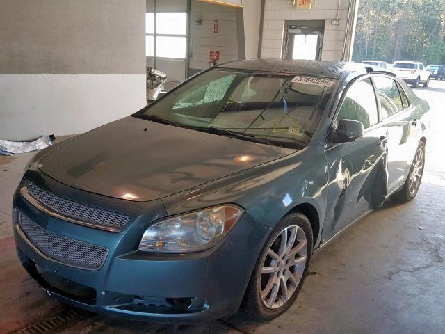1G1ZK57B19F195129 - 2009 CHEVROLET MALIBU LTZ მწვანე ფოტო 2