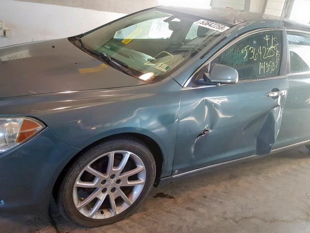 1G1ZK57B19F195129 - 2009 CHEVROLET MALIBU LTZ მწვანე ფოტო 9