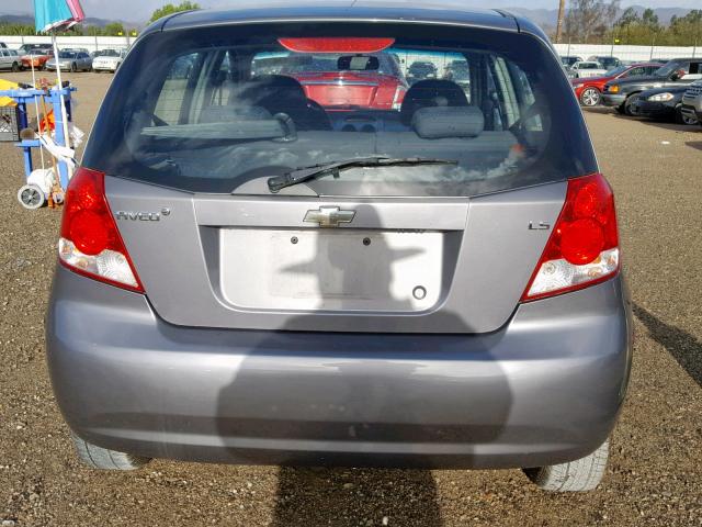 KL1TD66638B004163 - 2008 CHEVROLET AVEO BASE Boz foto 9