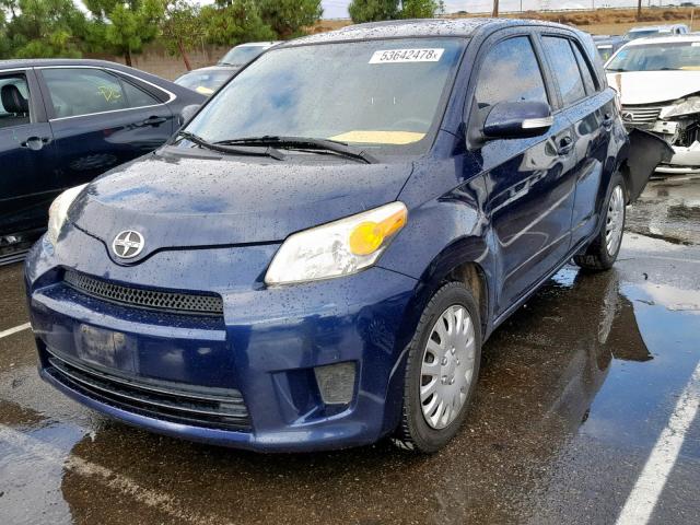 JTKKU10418J022206 - 2008 TOYOTA SCION XD BLUE photo 2