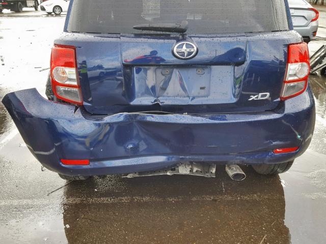 JTKKU10418J022206 - 2008 TOYOTA SCION XD BLUE photo 9