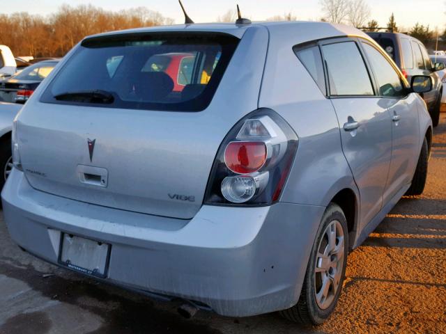 5Y2SL67009Z403560 - 2009 PONTIAC VIBE SILVER photo 4