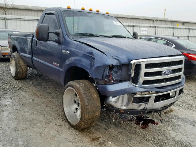 1FTWF31P66EA80101 - 2006 FORD F350 SRW S BLUE photo 1