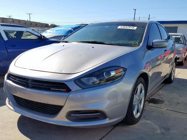 1C3CDFBB9FD336223 - 2015 DODGE DART SXT SILVER photo 2