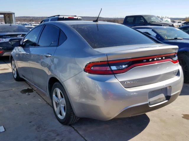 1C3CDFBB9FD336223 - 2015 DODGE DART SXT SILVER photo 3