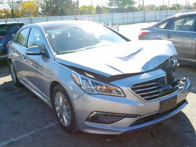 5NPE34AF0FH238966 - 2015 HYUNDAI SONATA SPO SILVER photo 1